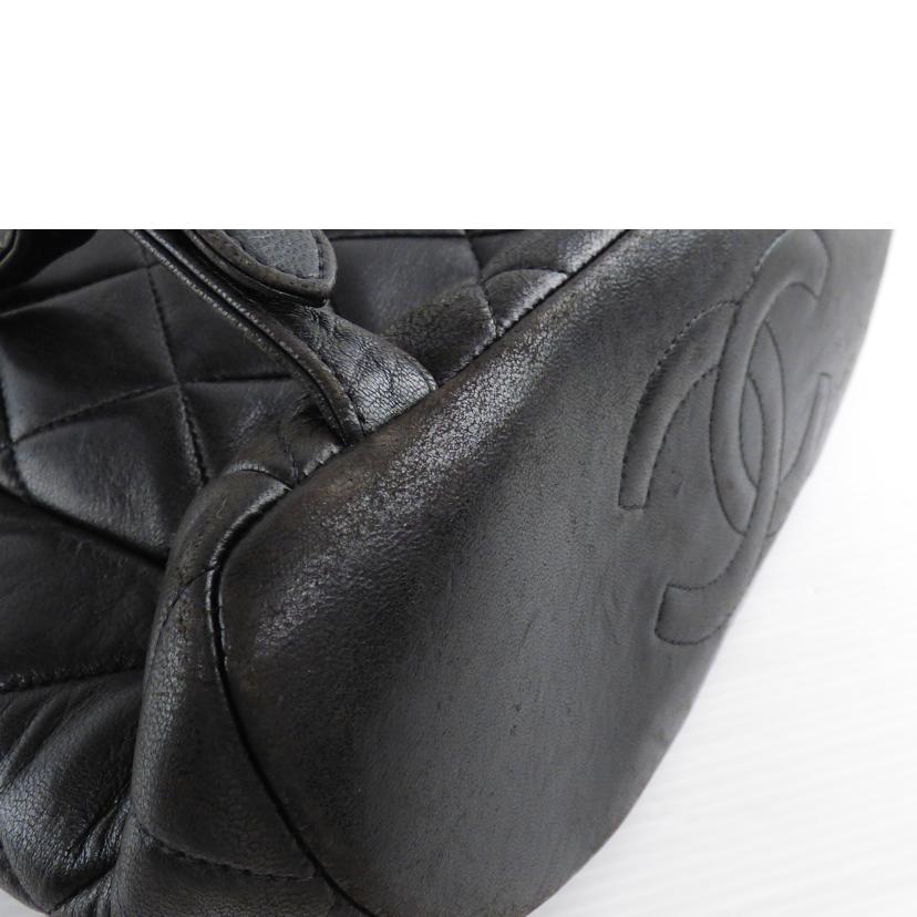CHANEL シャネル/ラムスキンチェーンリュックサック//376****/Bランク/64