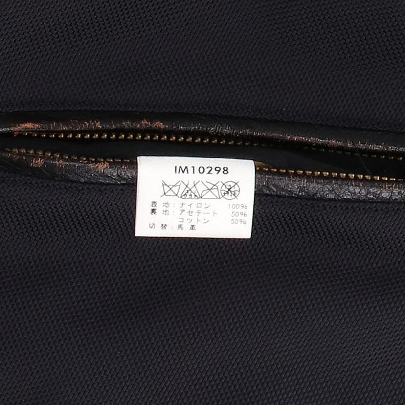 Indian Motorcycle インディアン モーターサイクル/ナイロン×レザーライダースジャケットby SUGAR CANE/IM10298//Aランク/18