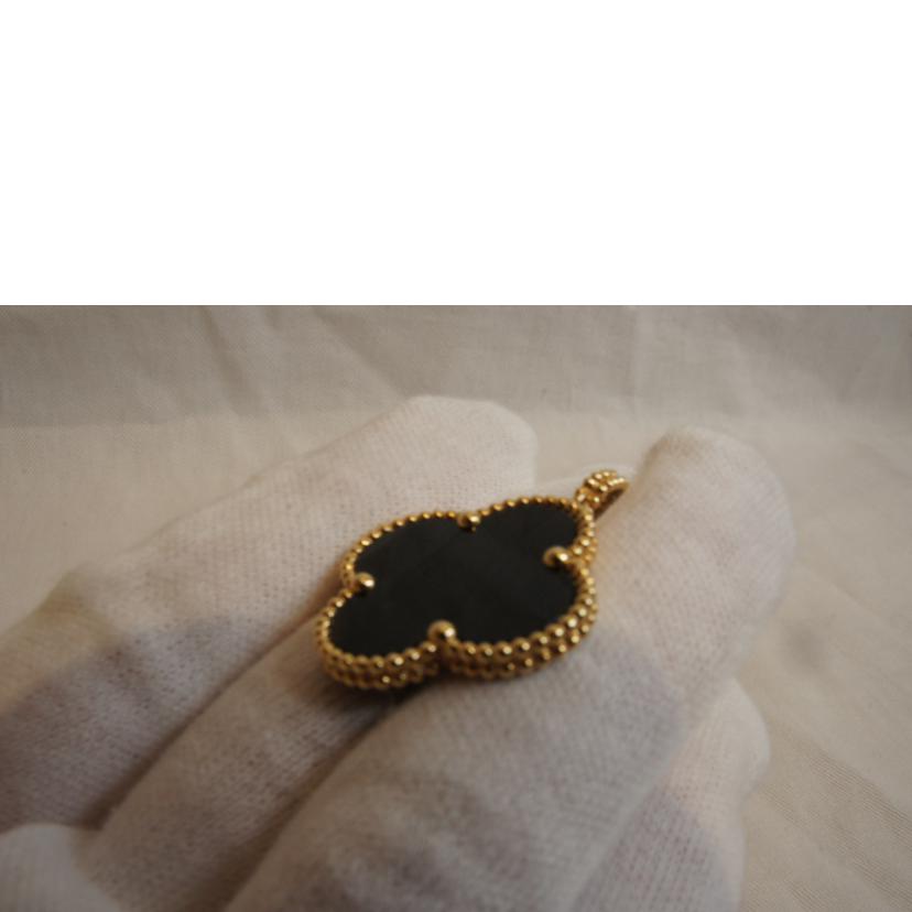 VanCleef&Arpels ヴァンクリーフアーペル/K18YGマジックアルハンブラロングNC/オニキス1モチーフ/VCARO49M00//JF286761/Aランク/92