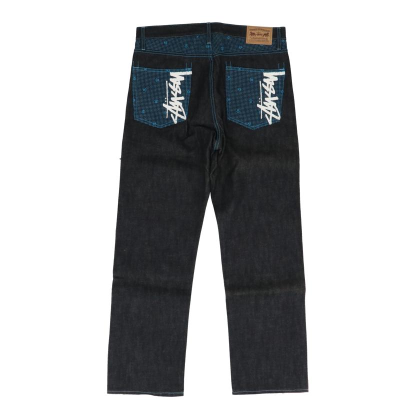 STUSSY ステゥーシー/ストレートデニム/バックロゴ切替/ROUGH & RUGGED//Sランク/42