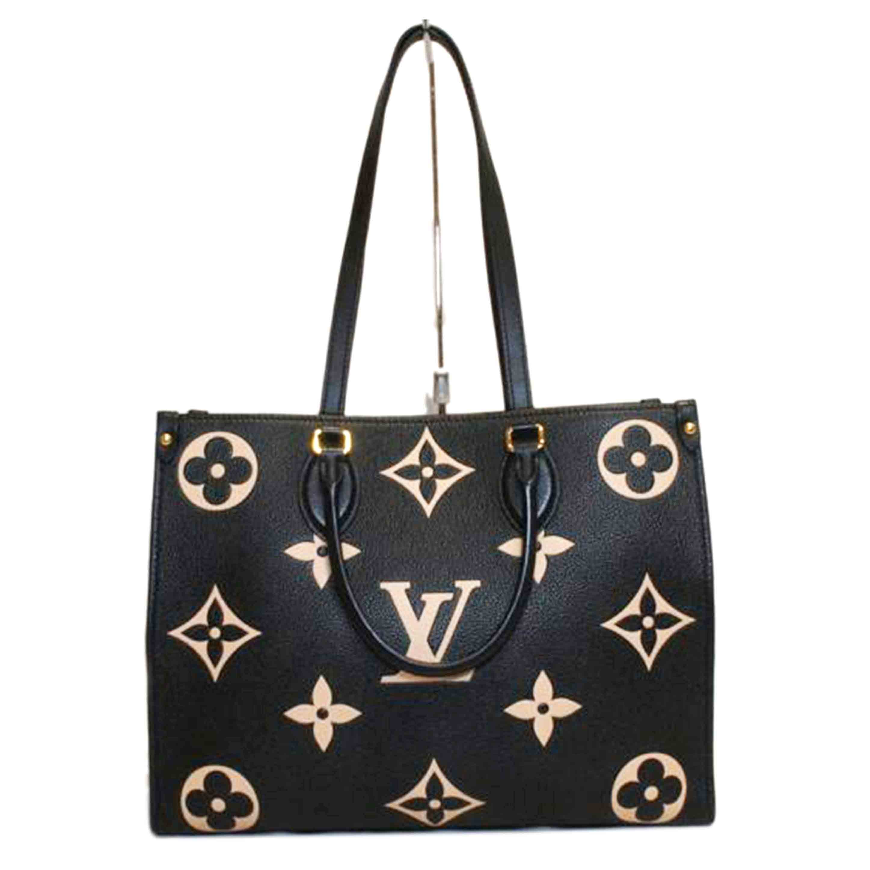 LOUIS VUITTON ルイヴィトン/オンザゴーMMブラックベージュ/モノグラムアンプラント/M45495//RFI*/ABランク/92