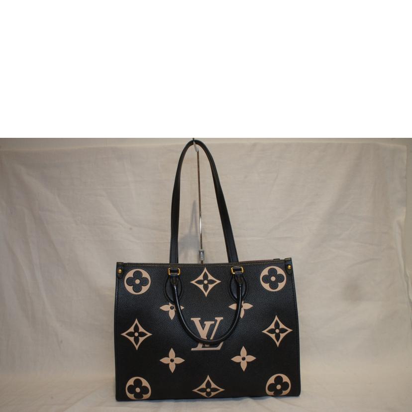 LOUIS VUITTON ルイヴィトン/オンザゴーMMブラックベージュ/モノグラムアンプラント/M45495//RFI*/ABランク/92