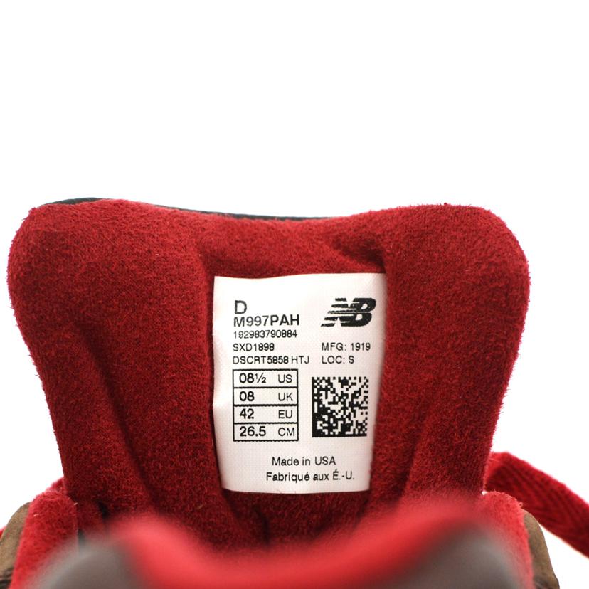 NB ニューバランス/M997/ブラウン/M997PAH//サイズ:26.5cm/Aランク/75