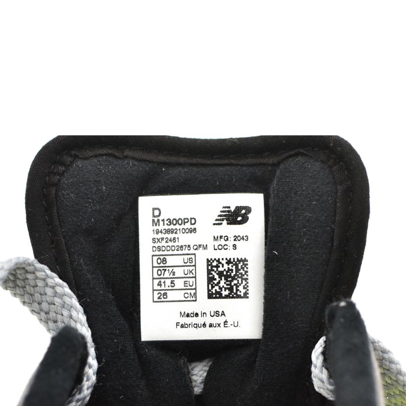 NB ニューバランス/1300/グレー/イエロー/M1300PD//サイズ:26cm/ABランク/75