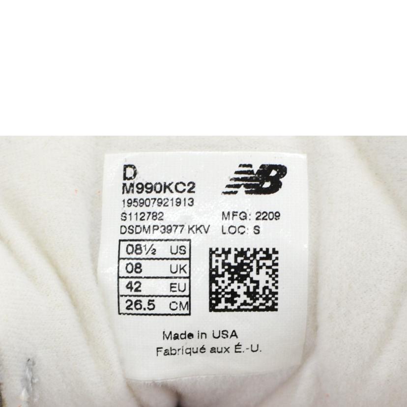 NB ニューバランス/キス×990V2/キクラデス/M990KC2//サイズ:26.5cm/Aランク/75
