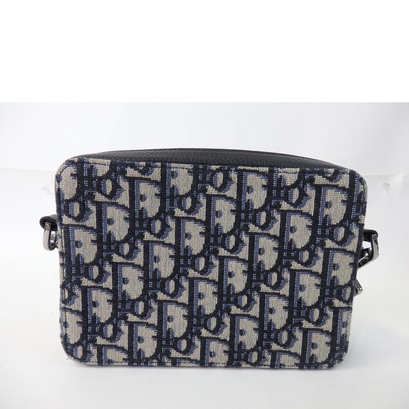 DIOR ディオール/ストラップ付ジップポーチ/オブリーグジャガード/2OBBC119YSE_H05E//11-*******/Aランク/84