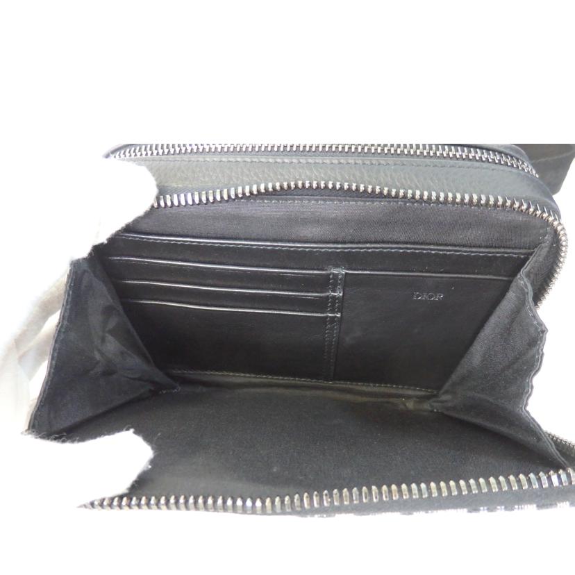 DIOR ディオール/ストラップ付ジップポーチ/オブリーグジャガード/2OBBC119YSE_H05E//11-*******/Aランク/84