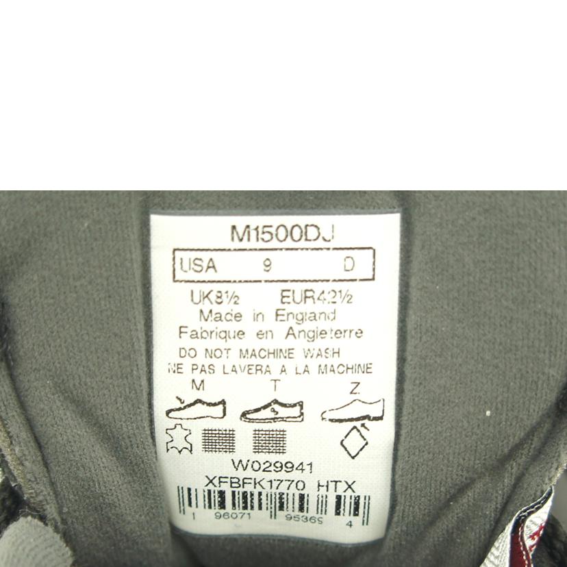 NB ニューバランス/1500/ブラックアンドグレー/M1500DJ//サイズ:UK表記8 1/2/Aランク/75