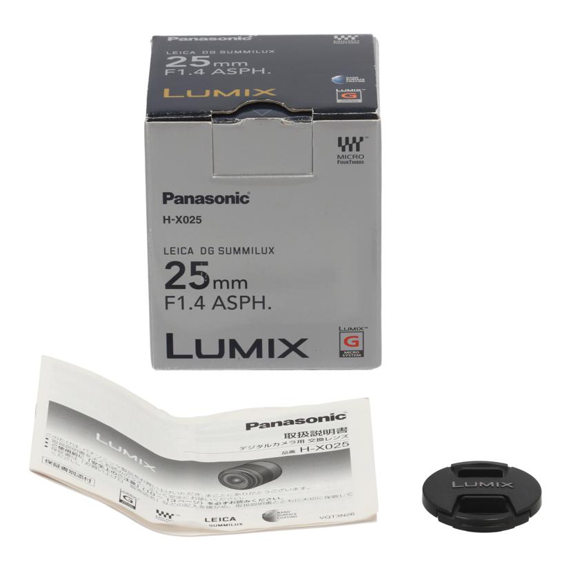 Panasonic パナソニック /交換レンズ/25mm/H-X025//XT1GB002427/Bランク/62