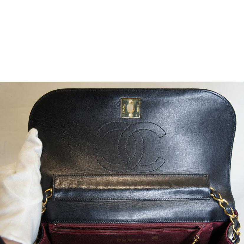 CHANEL シャネル/ビンテージチェーンショルダーラム//348***/ABランク/92