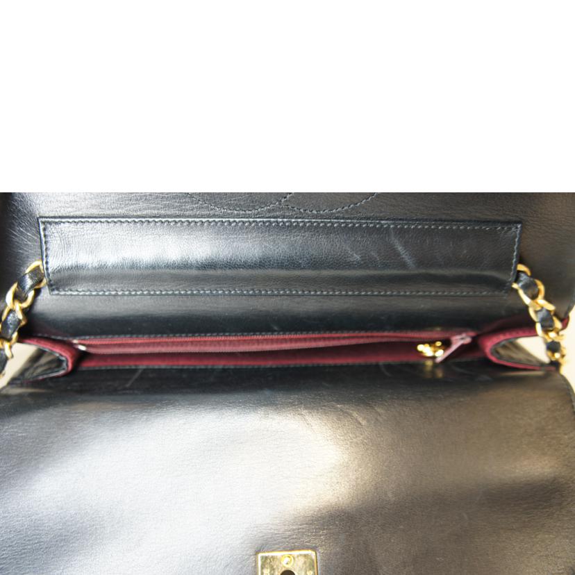 CHANEL シャネル/ビンテージチェーンショルダーラム//348***/ABランク/92