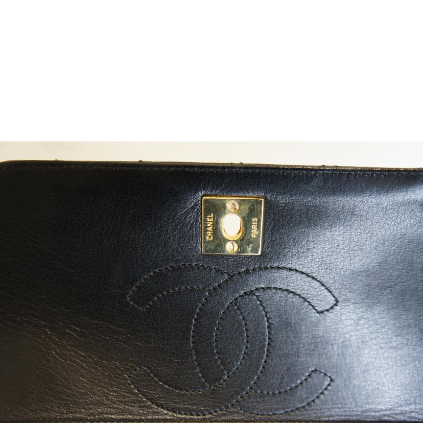 CHANEL シャネル/ビンテージチェーンショルダーラム//348***/ABランク/92