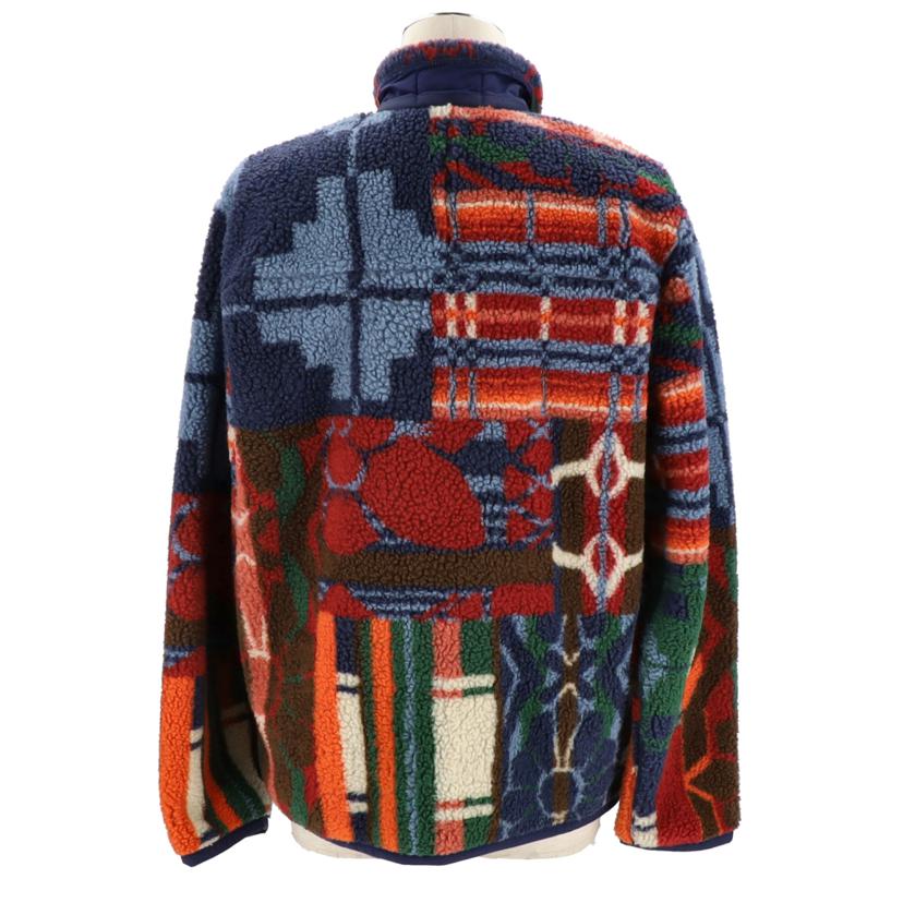 RALPH LAUREN ラルフローレン/パッチワーク/プリントパイルフリースジャケット//サイズ:M/Aランク/91