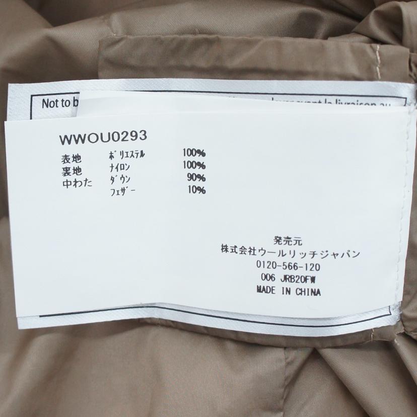 WOOLRICH ウールリッチ/ロングダウンコート ベージュ/WWOU0293//Aランク/20