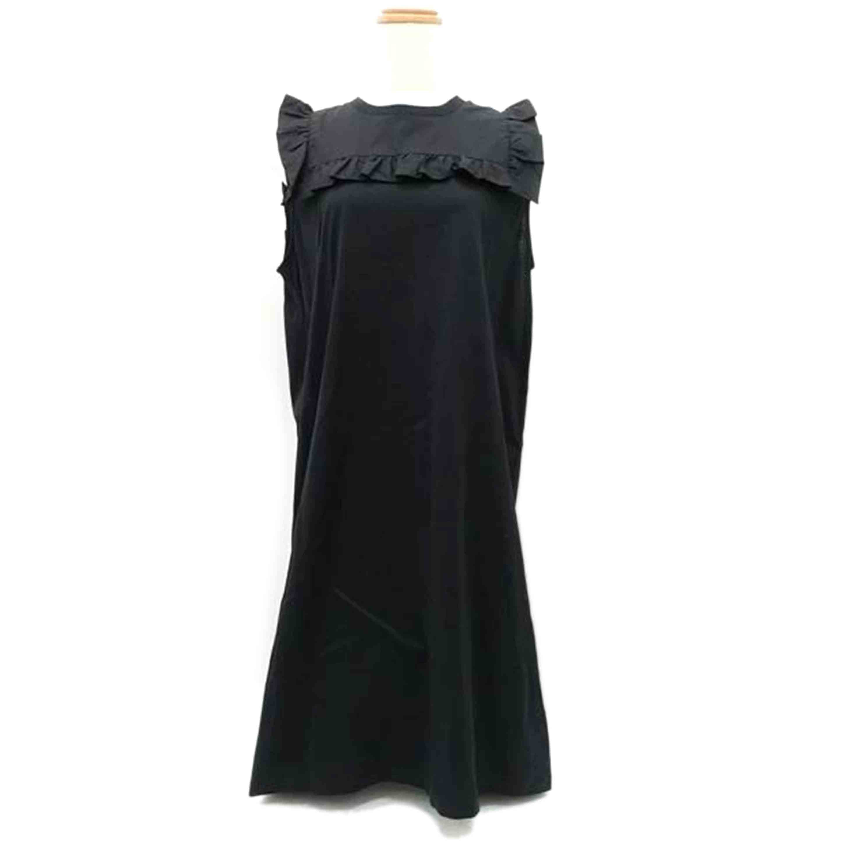 PRADA プラダ/◇ノースリーブコットンワンピース/ブラック/Mサイズ/35881L R181 1Q1D//Aランク/88