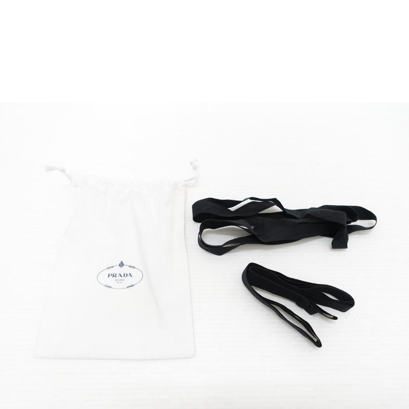 PRADA プラダ/◇ノースリーブコットンワンピース/ブラック/Mサイズ/35881L R181 1Q1D//Aランク/88