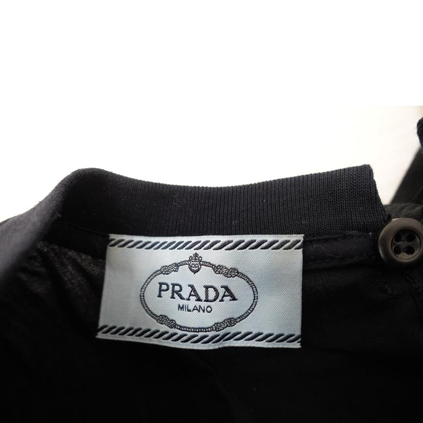 PRADA プラダ/◇ノースリーブコットンワンピース/ネイビー/Мサイズ/35881L R181 1Q1D//Bランク/88