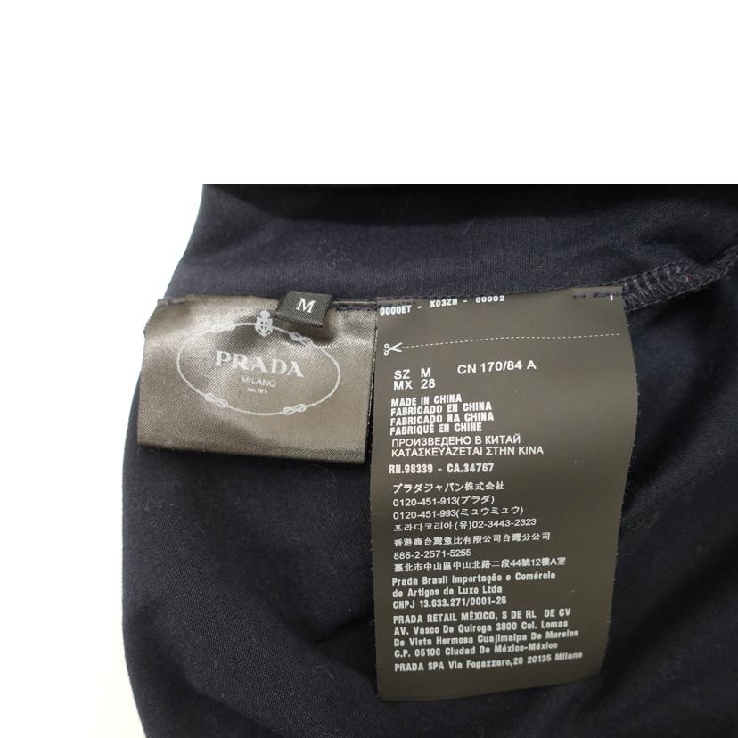 PRADA プラダ/◇ノースリーブコットンワンピース/ネイビー/Мサイズ/35881L R181 1Q1D//Bランク/88