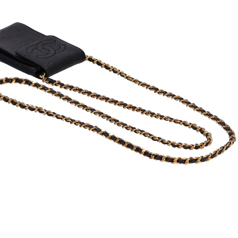 CHANEL シャネル/チェーンポーチ/キャビア //364****/Bランク/06