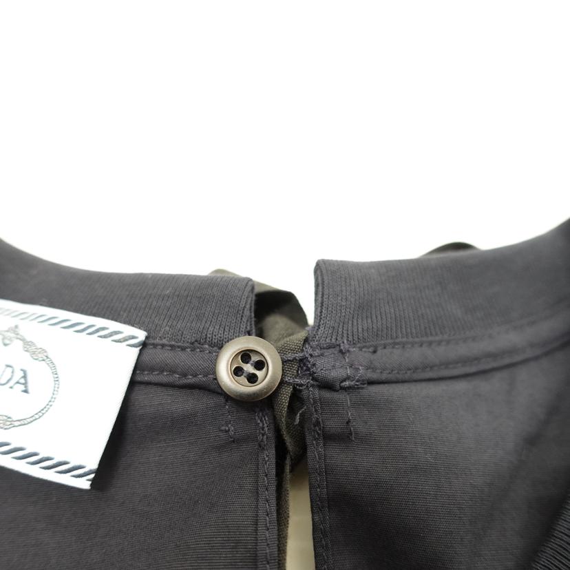PRADA プラダ/◇ノースリーブコットンワンピース/ネイビー/Мサイズ/35881L R181 1Q1D//Bランク/88