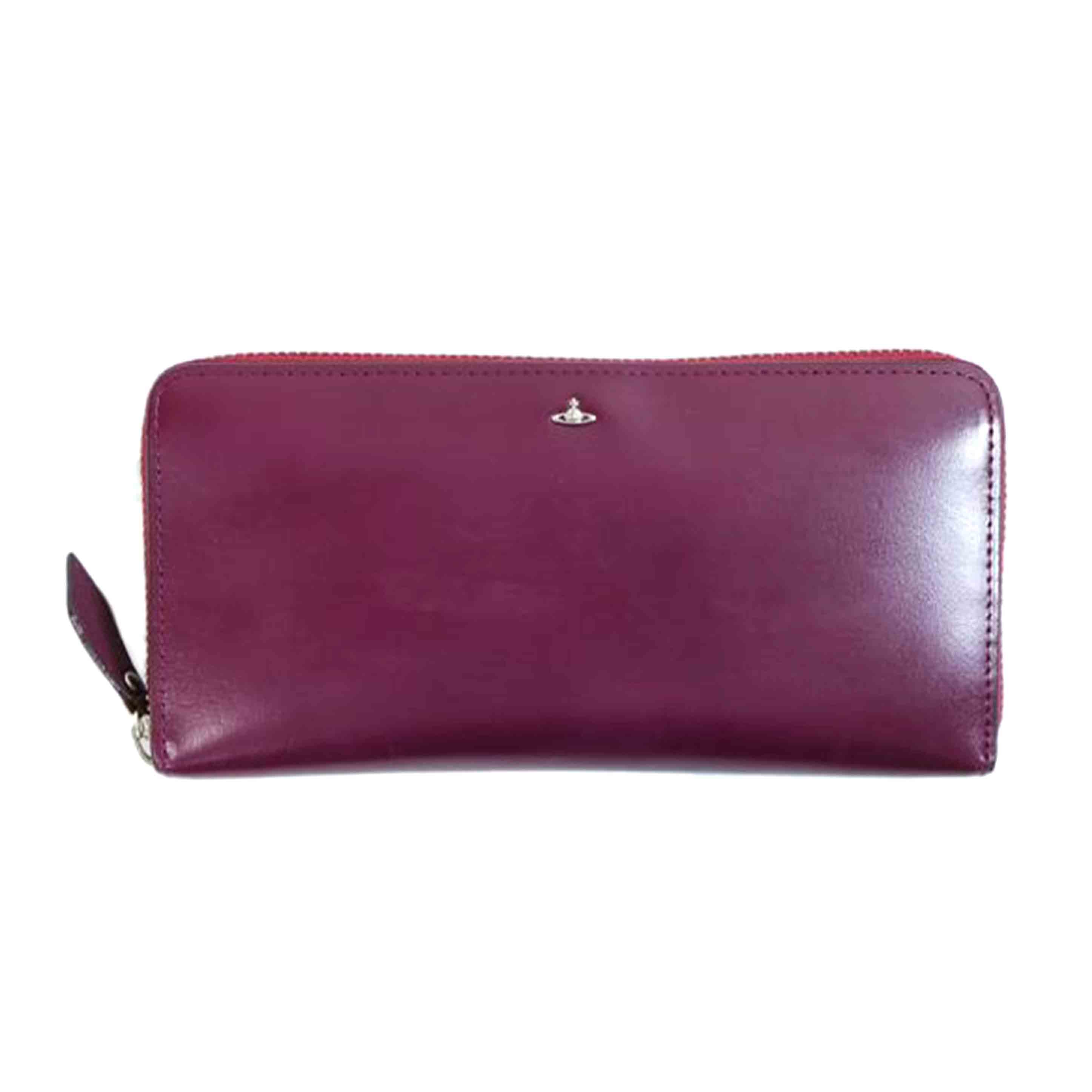 Vivianne.W ヴィヴィアンウエストウッド/レザーラウンドジップ長財布/3118D7A3//ABランク/71