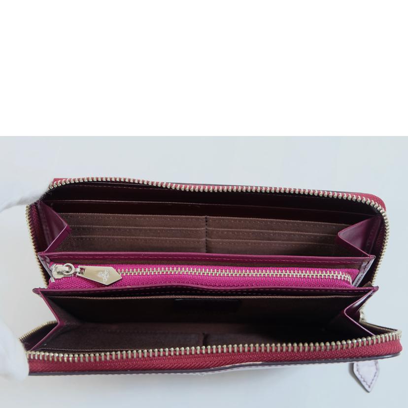Vivianne.W ヴィヴィアンウエストウッド/レザーラウンドジップ長財布/3118D7A3//ABランク/71
