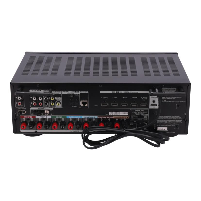 DENON デノン/AVアンプ/AVR-X1500H//AYZ27180500255/Bランク/65