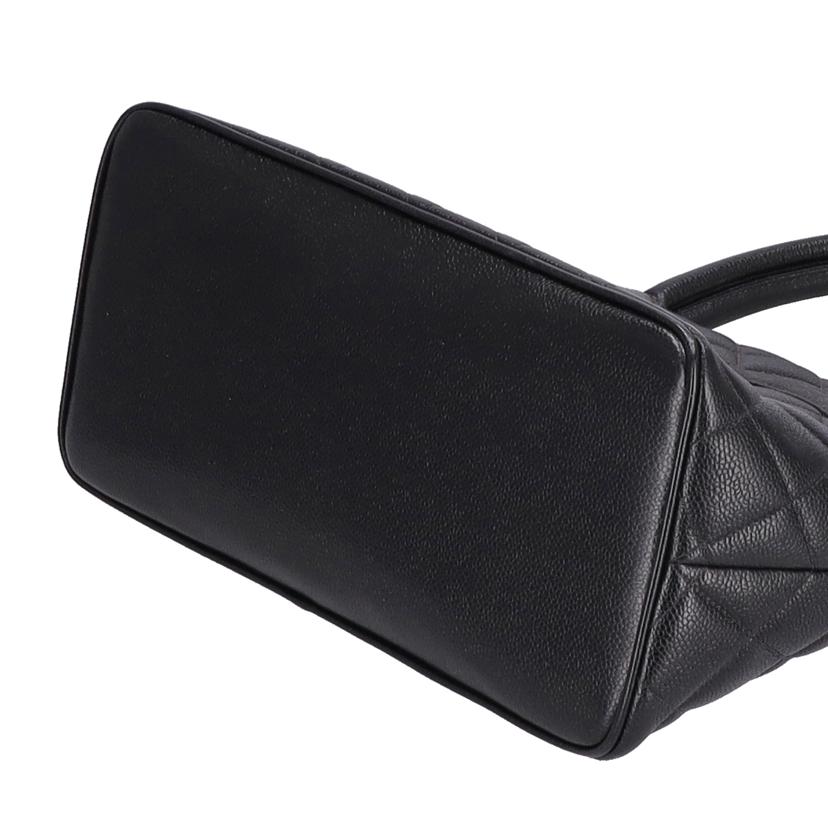 CHANEL シャネル/キャビアスキン復刻トート/ブラック//520****/Bランク/69