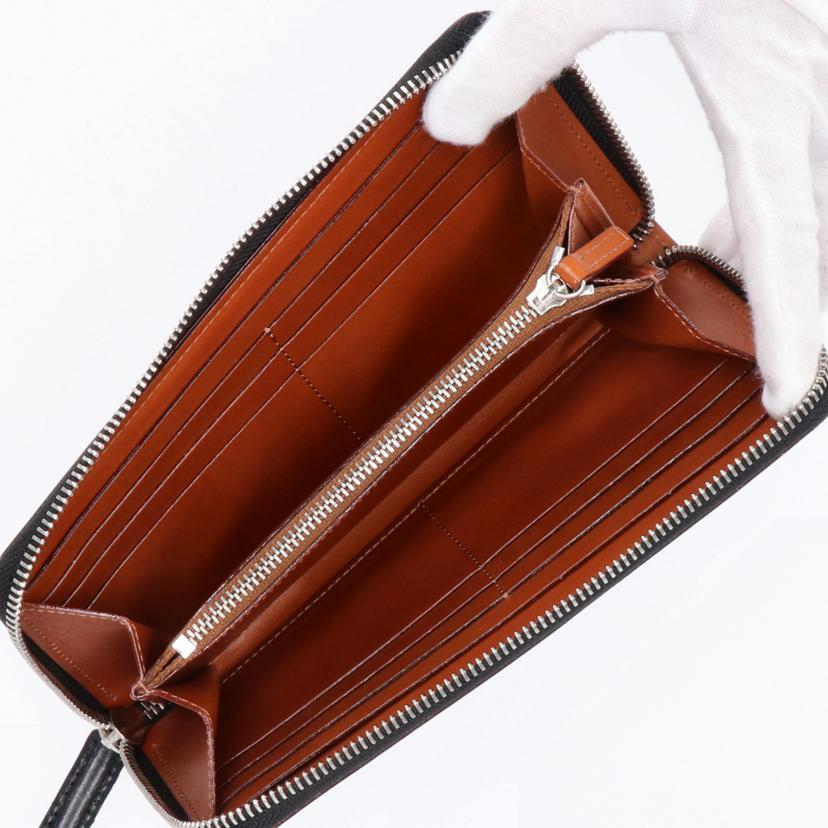 TSUCHIYA KABAN 土屋鞄/ブライドルファスナーロングパース/ブラック//Aランク/18