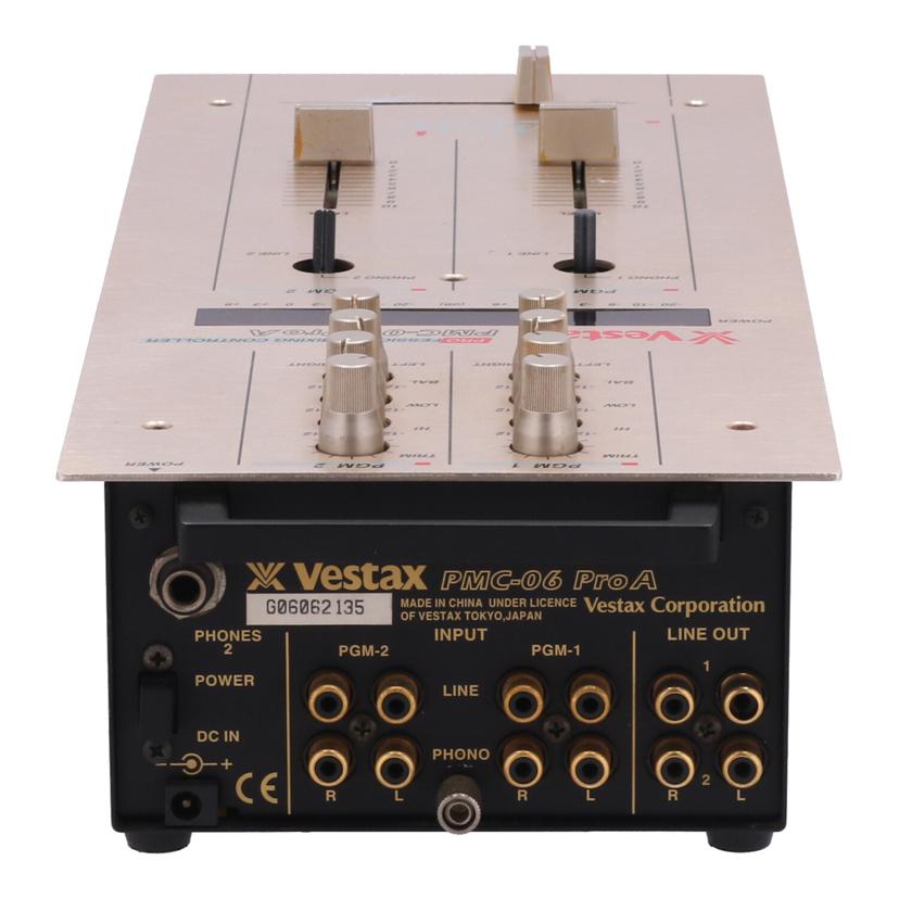 VESTAX ベスタックス /DJミキサー/PMC-06 PRO A//G06062135/Bランク/67