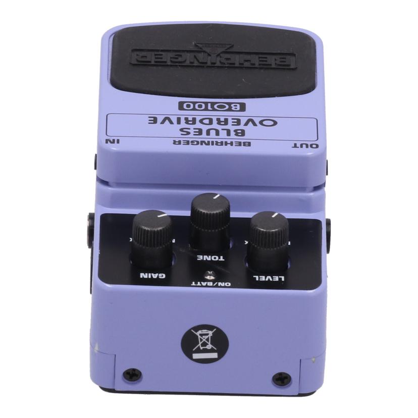 BEHRINGER ベリンガー /エフェクター/ブルースオーバードライブ/BO100//N0539734402/Bランク/77