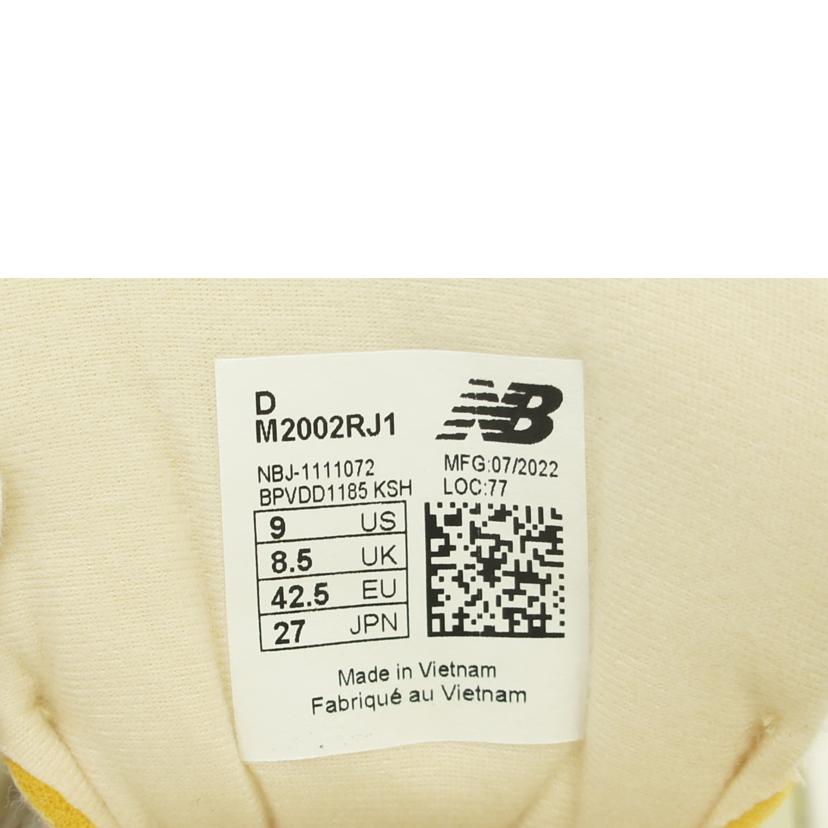 NB ニューバランス/ジョー・フレッシュグッズ×2002R/コンバセーションズアモングストアス/M2002RJ1//サイズ:27cm/Aランク/75