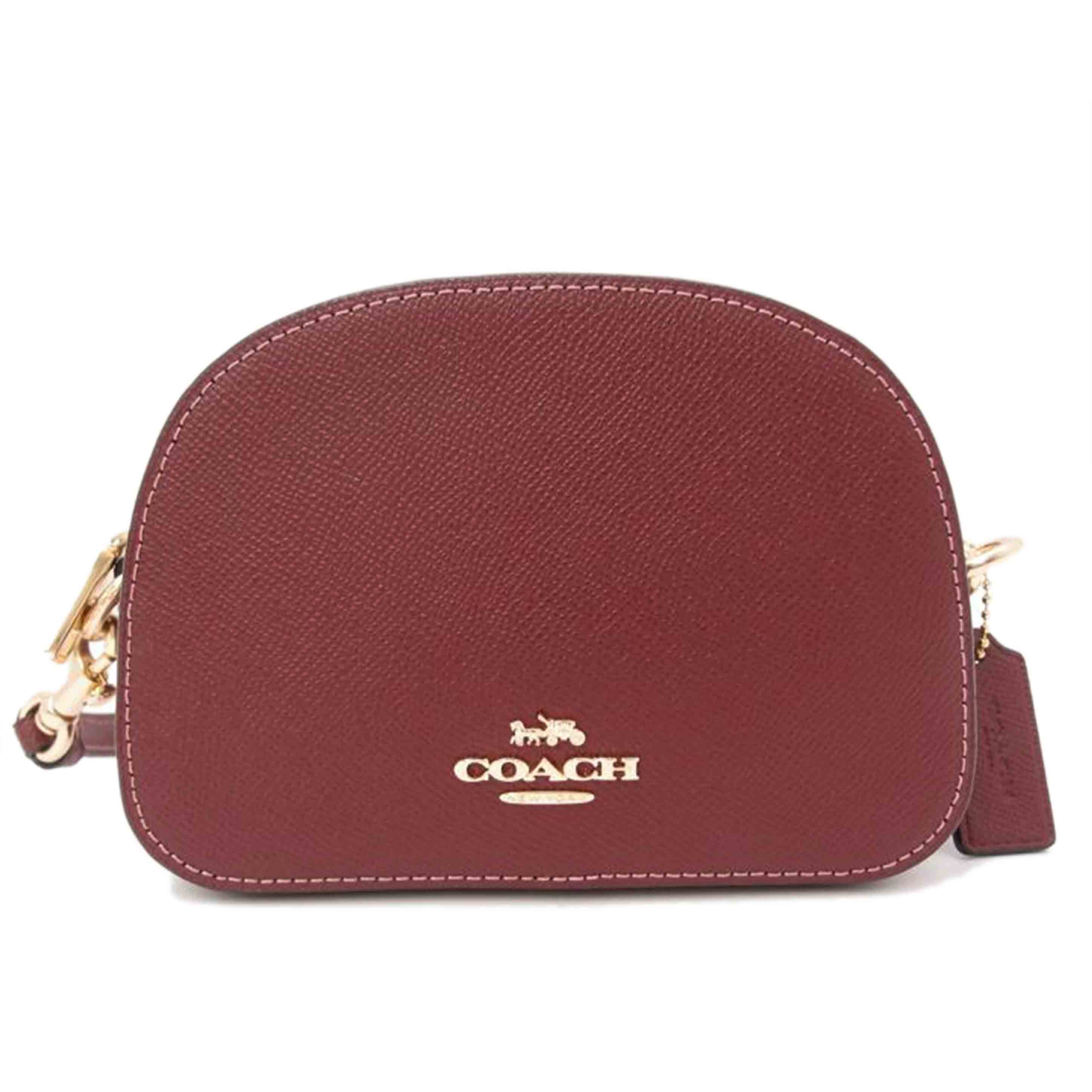 COACH コーチ/レザーミニショルダー/ボルドー/97551//H22**/SAランク/69