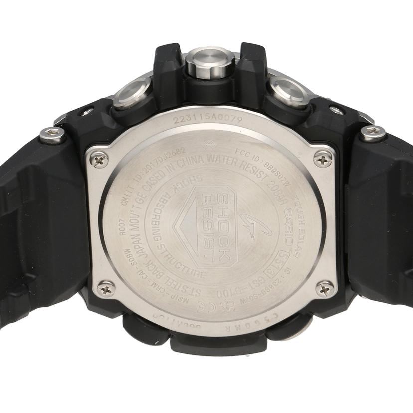 CASIO カシオ/G-SHOCK/G-STEEL/タフソーラー×スマホリンク/GST-B100-1AJF//003*****/Aランク/65