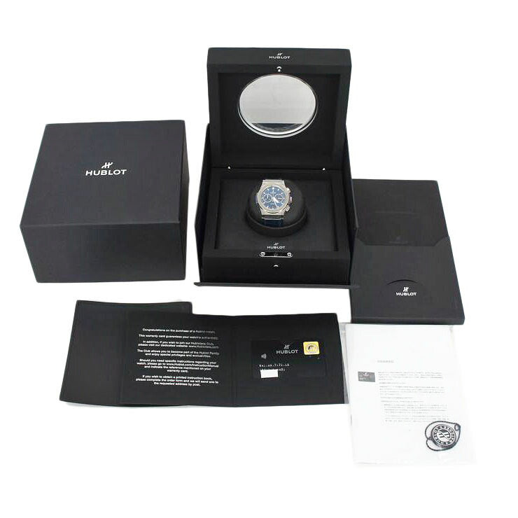 HUBLOT ウブロ/クラシックフュージョン・チタニウムブルー/メンズ/自動巻/541.NX.7170.LR//153****/SAランク/40