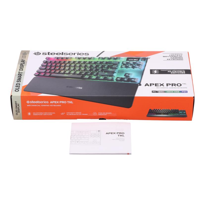 SteelSeries スティールシリーズ /メカニカルゲーミングキーボード/Apex Pro TKL /JP 64737//6473737223302200888/Bランク/82