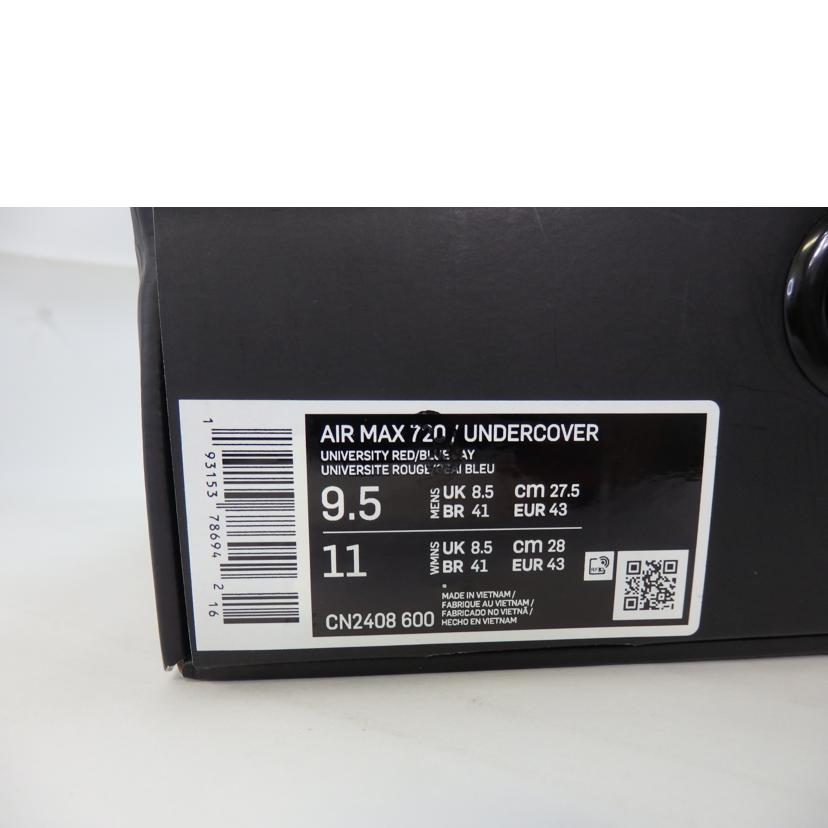 NIKE ナイキ/UNDERCOVER×NIKE AIR MAX 720/CN2408-600//BCランク/84