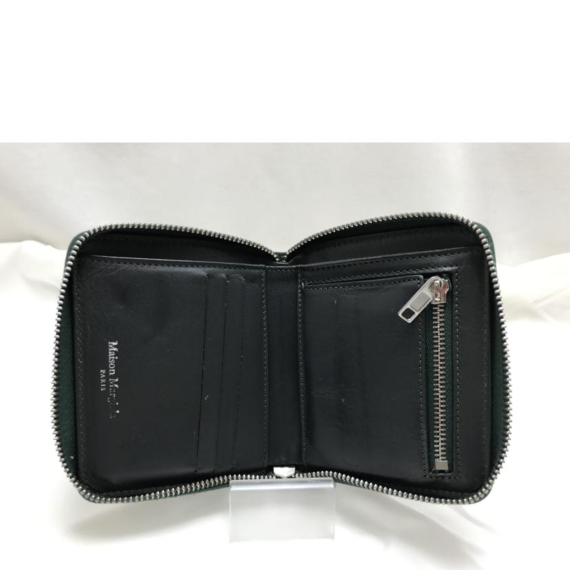 Maison Margiela メゾンマルジェラ/ラウンドファスナー2つ折り財布/S55UI0197//Bランク/51