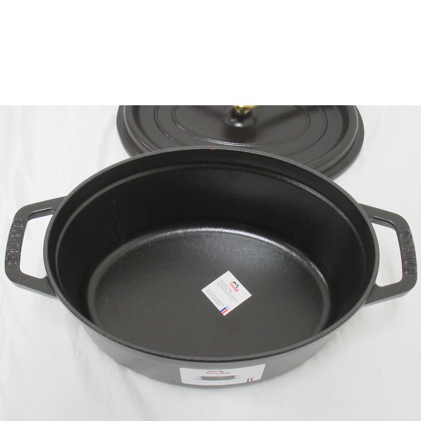 STAUB/両手鍋/ココット・オーバル/23cm/1102325//Aランク/63