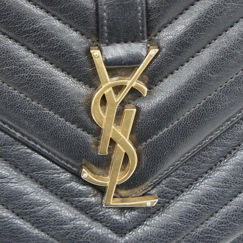 SAINT LAURENT サンローラン/カレジ/ミディアム/チェーンショルダーバッグ/ブラック/BRM07//428***/ABランク/18