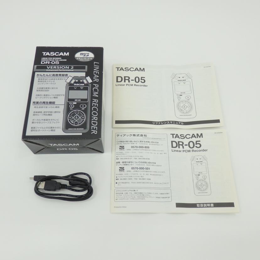 TASCAM/PCMレコーダー/DR-05//Aランク/77