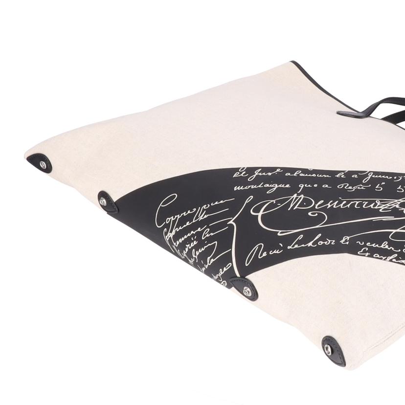 Berluti ベルルッティ/スクリットサンデーキャンバストートバッグ/アイボリー/224708//A02**/SAランク/18