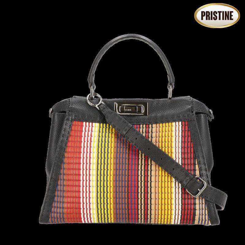 FENDI フェンディ/ピーカブーミディアムウーブンレザー2wayショルダー/8BN290//MTO*********/SAランク/18