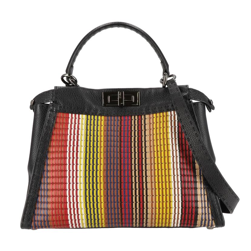 FENDI フェンディ/ピーカブーミディアムウーブンレザー2wayショルダー/8BN290//MTO*********/SAランク/67