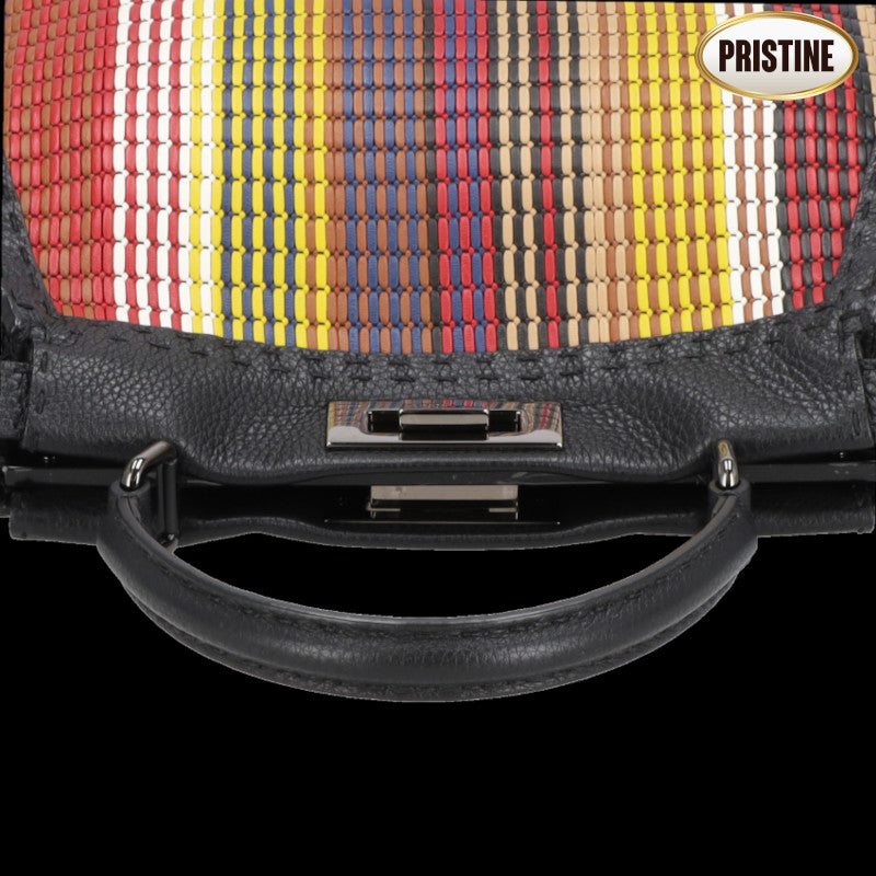 FENDI フェンディ/ピーカブーミディアムウーブンレザー2wayショルダー/8BN290//MTO*********/SAランク/18