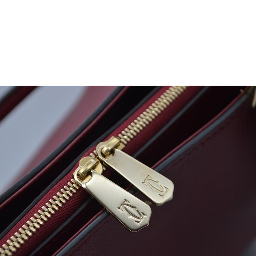 Cartier カルティエ/Cドゥ・カルティエSM/カーフレザー/ボルドー/L1001829//SAランク/89