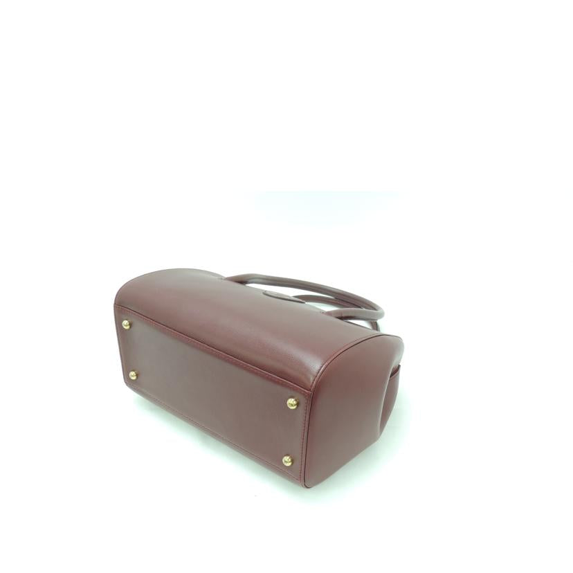 Cartier/ミニボストン/ボルドー//Aランク/69