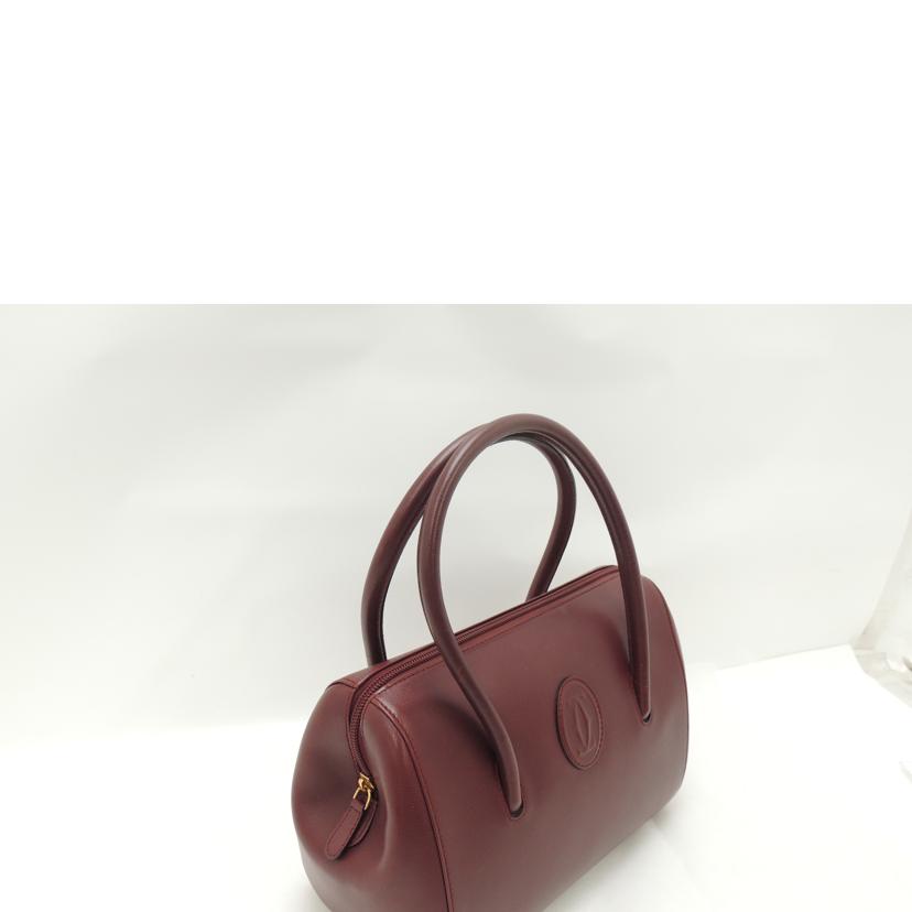 Cartier/ミニボストン/ボルドー//Aランク/69