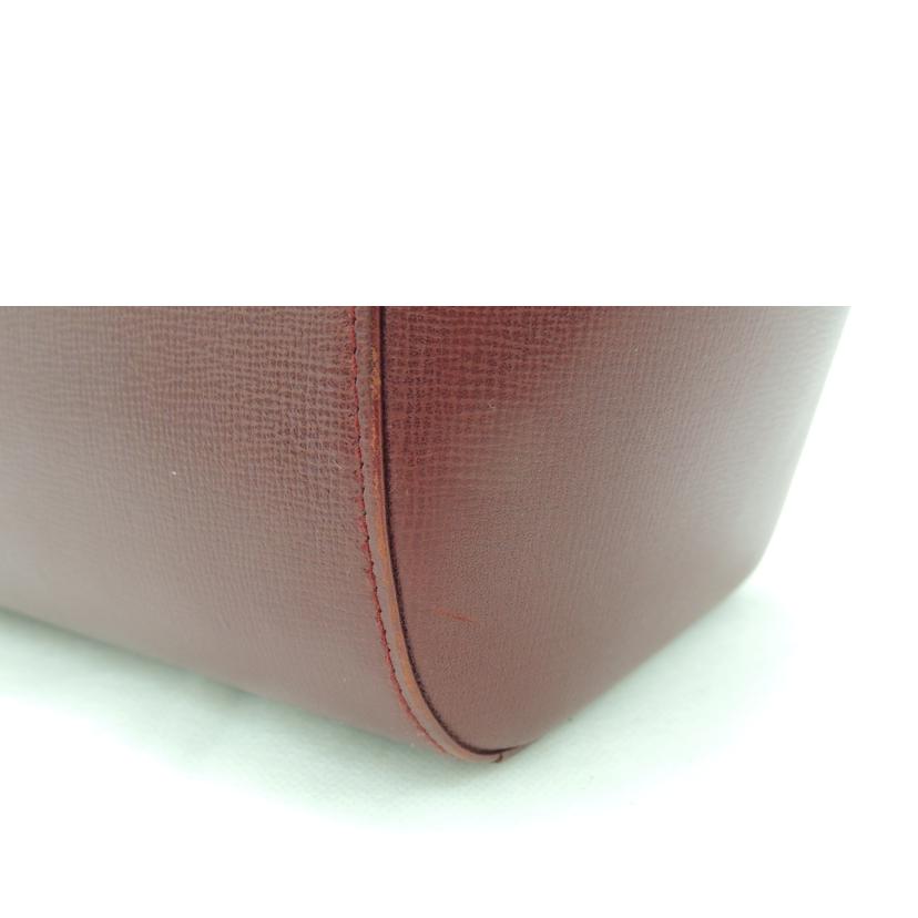 Cartier/ミニボストン/ボルドー//Aランク/69