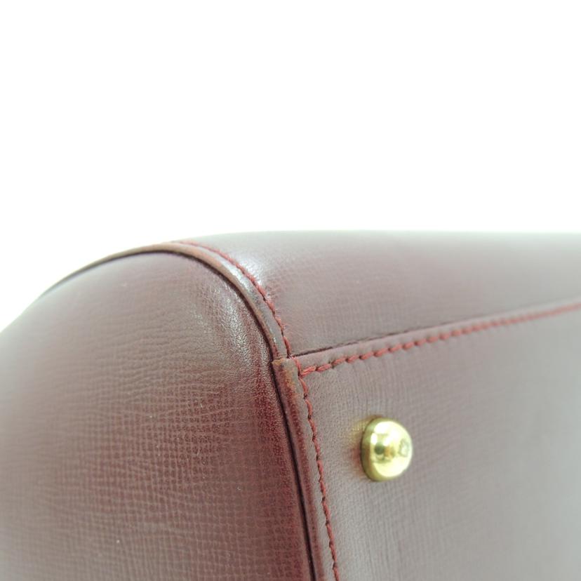 Cartier/ミニボストン/ボルドー//Aランク/69